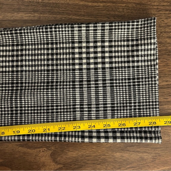 American Eagle Outfitters Monochrome Checkered Pants 8 long - Picture 10 of 11